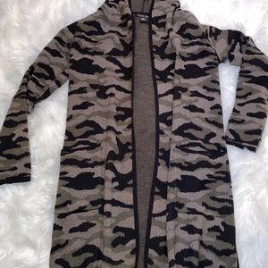 Camo Cardigan